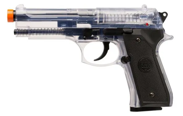 KWC Beretta 92FS Air Pistol Airsoft Hop Up - Clear