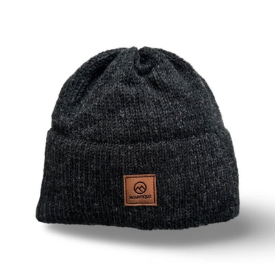 Mount Kiwi Mountain Wool Beanie - Charcoal